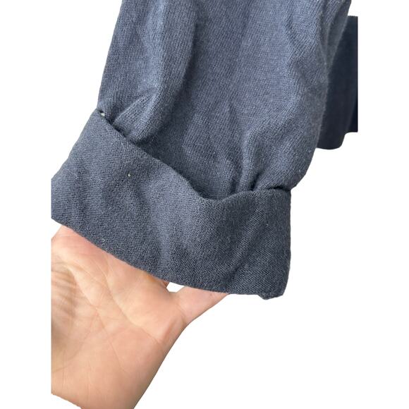 Isabella Sinclair Black & White Stripe Cardigan Chunky Buttons Women's  Large - Picture 8 of 9